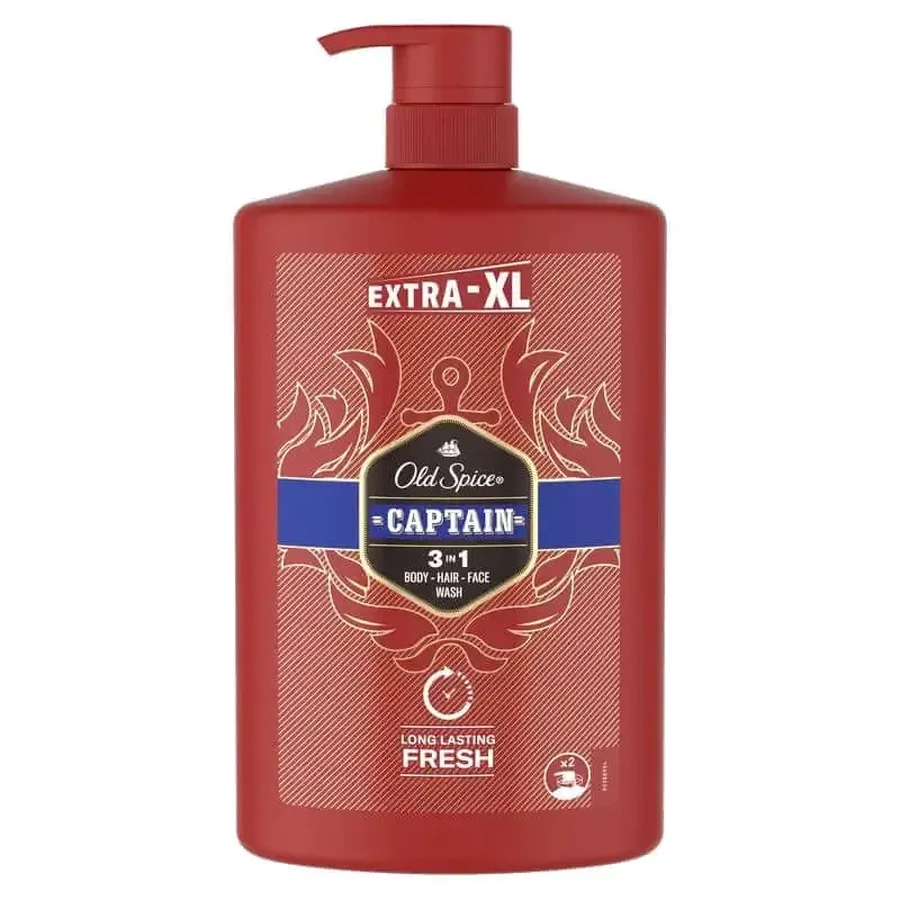 Old Spice Captain Шампунь та гель для душу 1000мл: ціни та характеристики