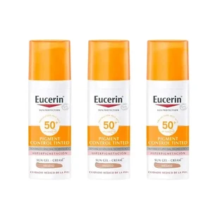 Eucerin Solar Pigment Control Spf50+ середній тон, 3X50 мл