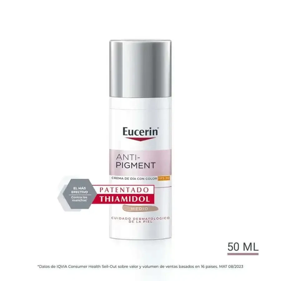 Eucerin Антипигментационный дневной крем SPF30 средний цвет 50 мл: цены и характеристики