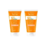 Avene Сонцезахисний крем для чутливої шкіри SPF 50+ кольоровий, 2х50 мл