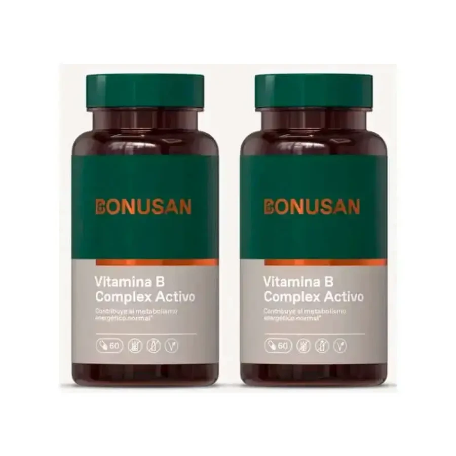 Комплекс Bonusan Vitamin B Activ, 2X60 капсул: ціни та характеристики