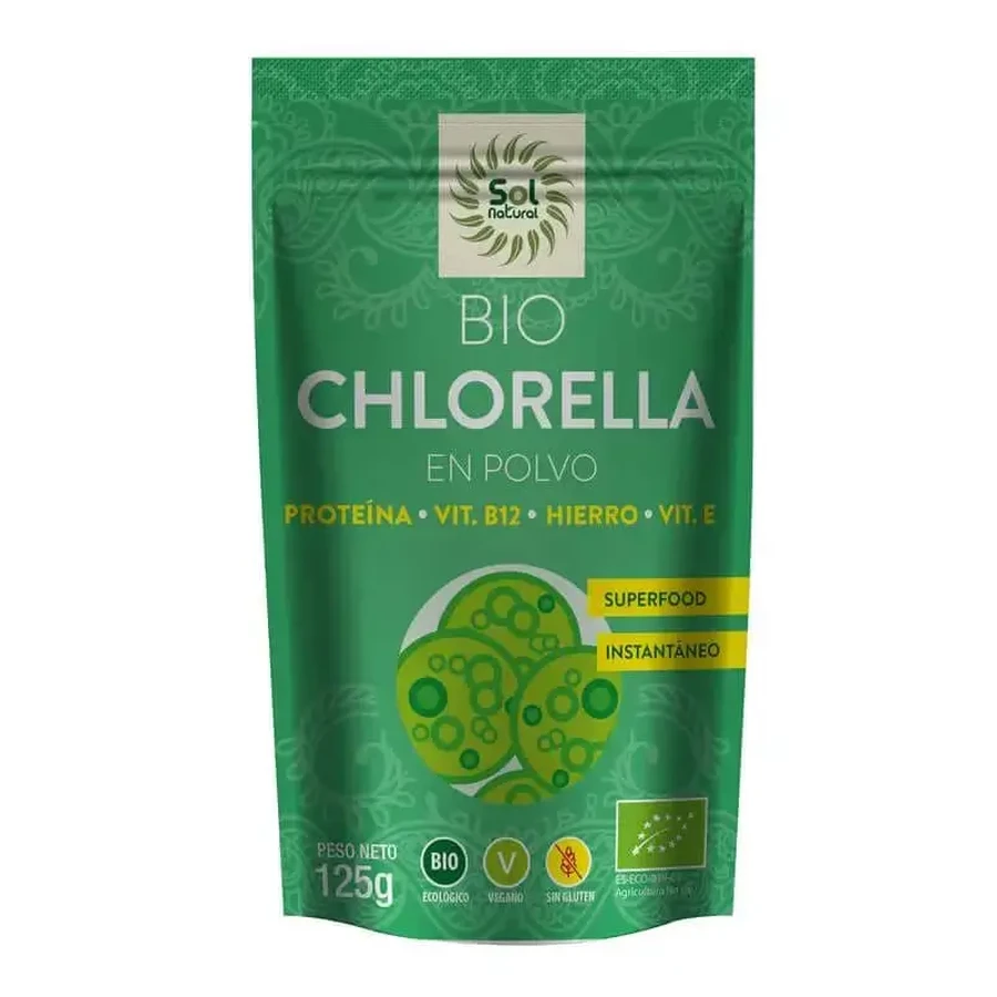 Solnatural Хлорелла порошок Био, 125 гр: цены и характеристики