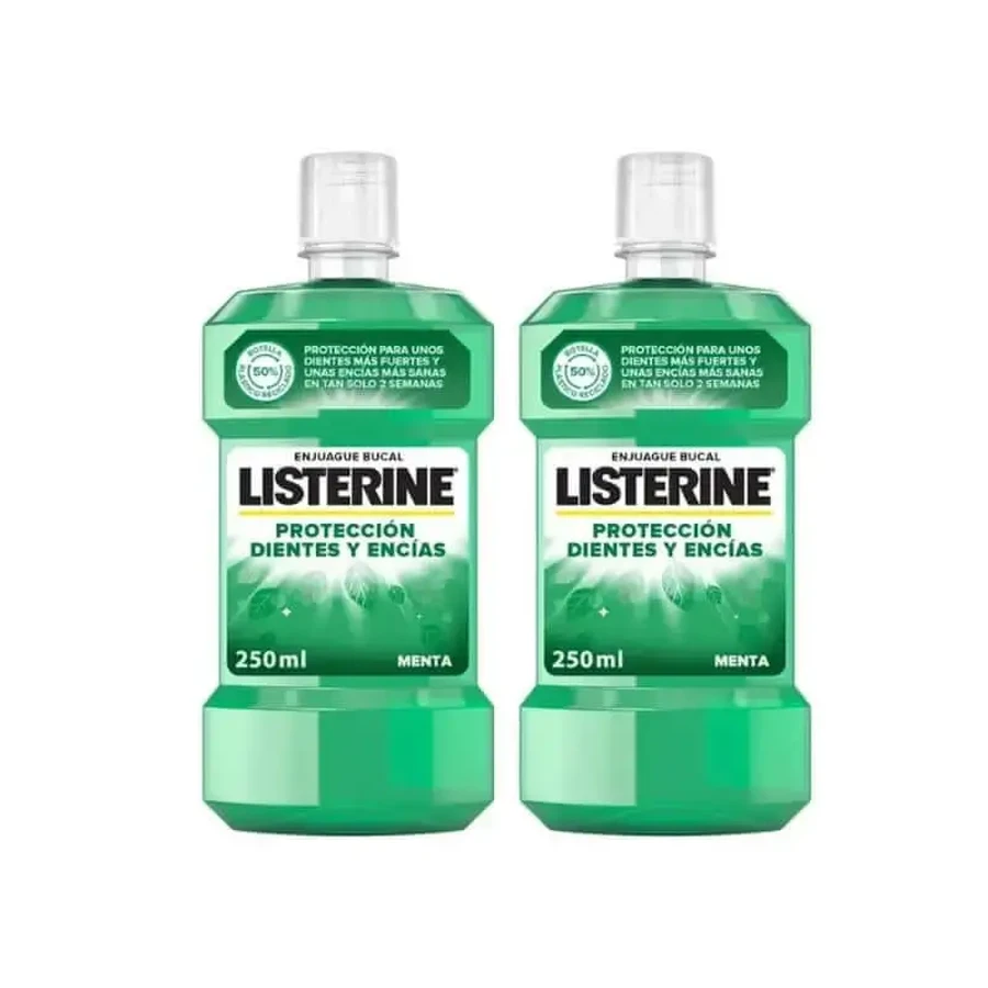 Listerine Tooth & Gum Mouthwash Pack 2 x 250 мл: цены и характеристики