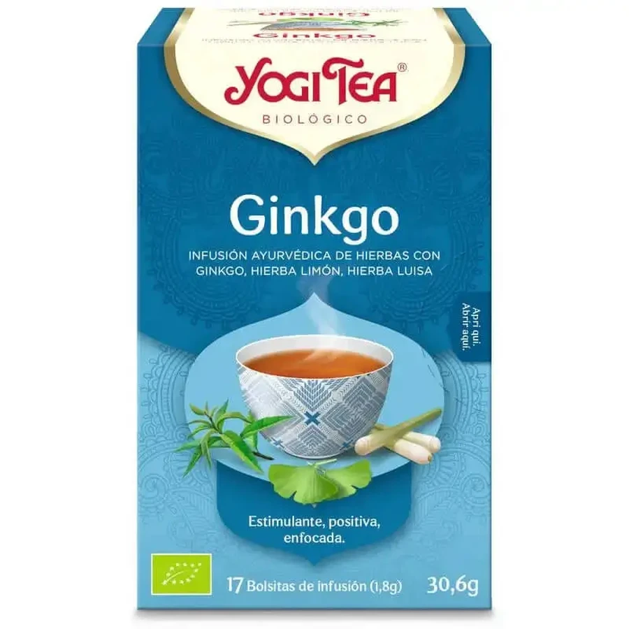 Yogi Tea Yogi Tea Гинкго, 17 пакетиков по 1,8 грамма: цены и характеристики