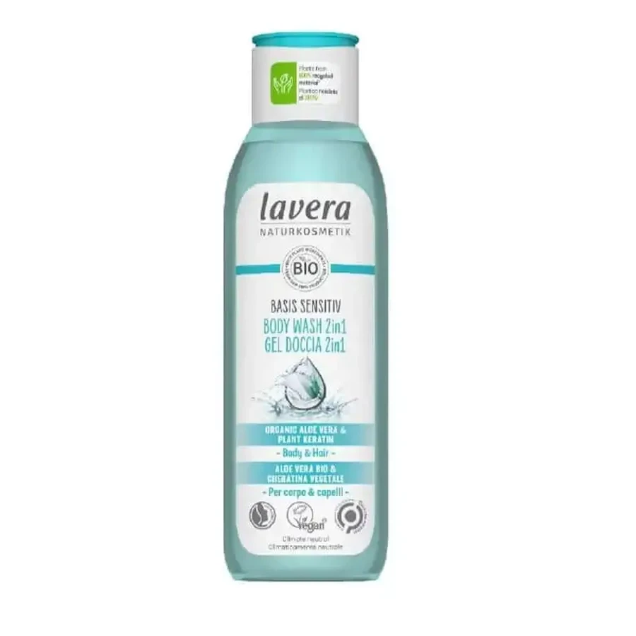 Lavera Basis Sensitiv Гель для душа - Шампунь 2 в 1 250 мл.: цены и характеристики