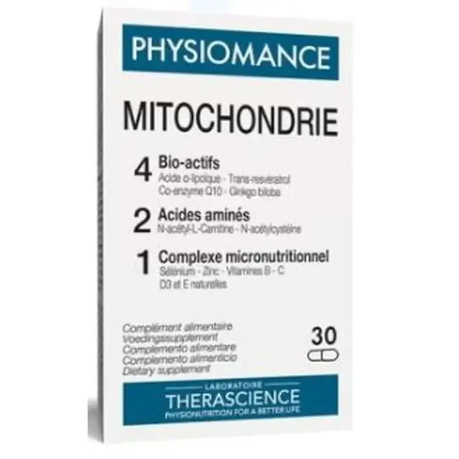 Therascience Physiomance Мітохондрії 30 капсул: ціни та характеристики