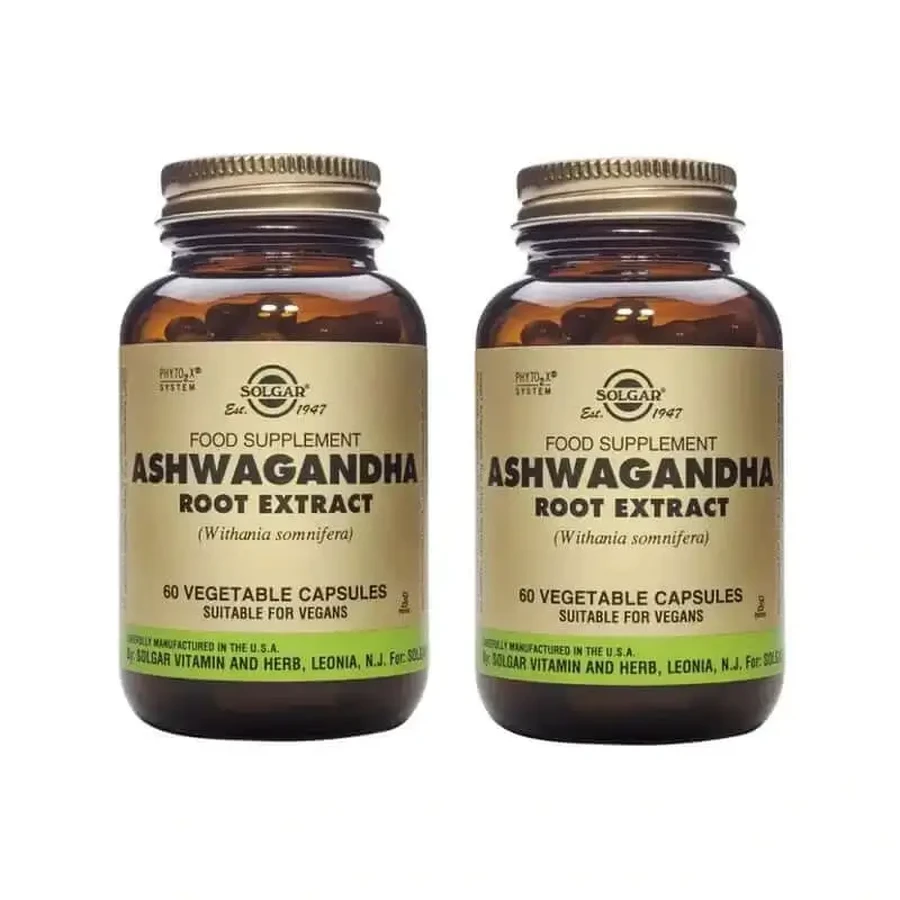 Solgar Ashwagandha, 2X60 капсул: цены и характеристики