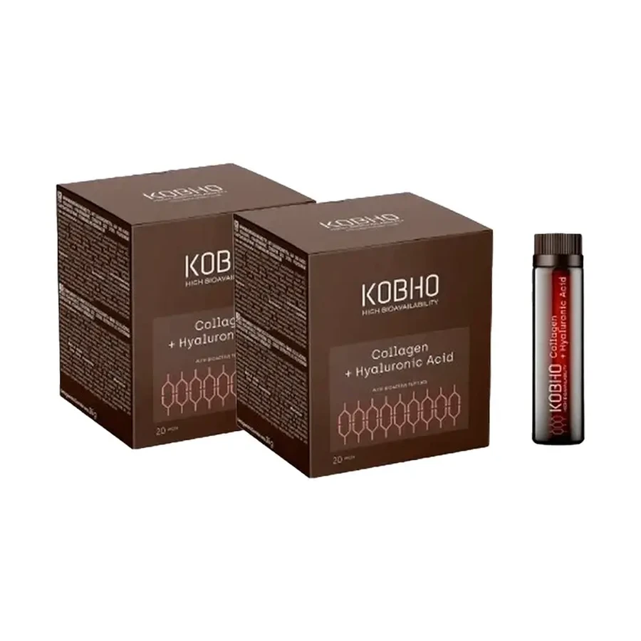 Kobho Labs Duplo Коллаген + гиалуроновая кислота, 2 x 20 флаконов: цены и характеристики