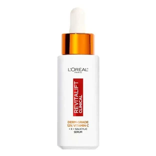 Клінічна сироватка L'Oréal Paris Revitalift [Зморшки-тонус-пори] з 12% чистого вітаміну С + вітамін Е + саліцилова кислота.