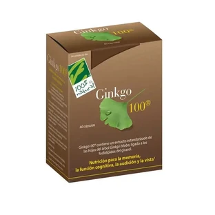 100%Natura Гінкго100, 60 капсул
