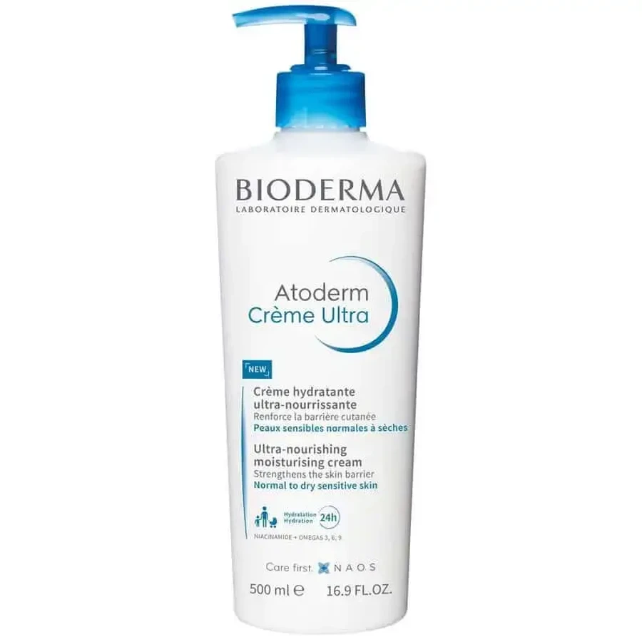 BIODERMA Atoderm Ultra Nourishing Cream 500 мл: цены и характеристики