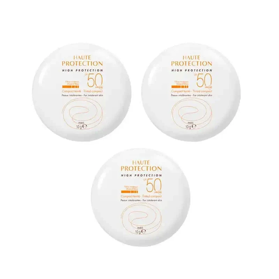 Avene Sunscreen Compact Солнцезащитный крем песочного цвета Spf 50+, 3 x 9,5 грамм: цены и характеристики