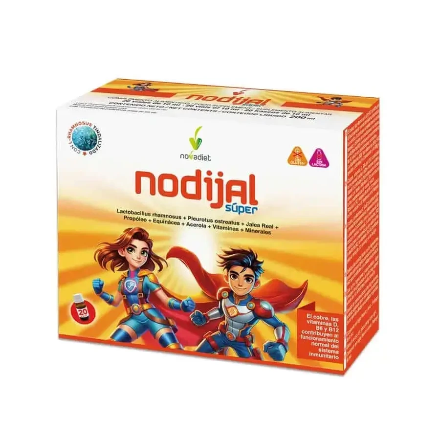 Novadiet Nodijal Super (детское желе), 20 флаконов: цены и характеристики