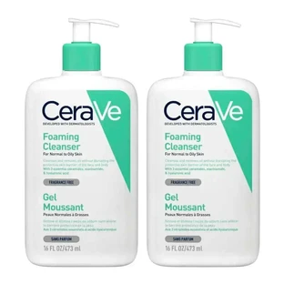 CeraVe Duplo Пенящийся очищающий гель, 2X473 мл