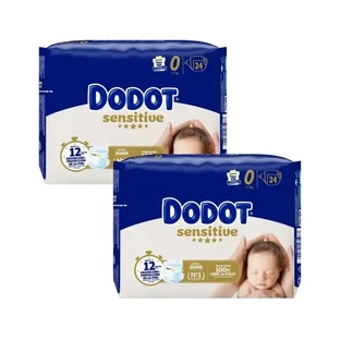 Dodot Sensitive розмір 0 для новонароджених, 48 підгузків
