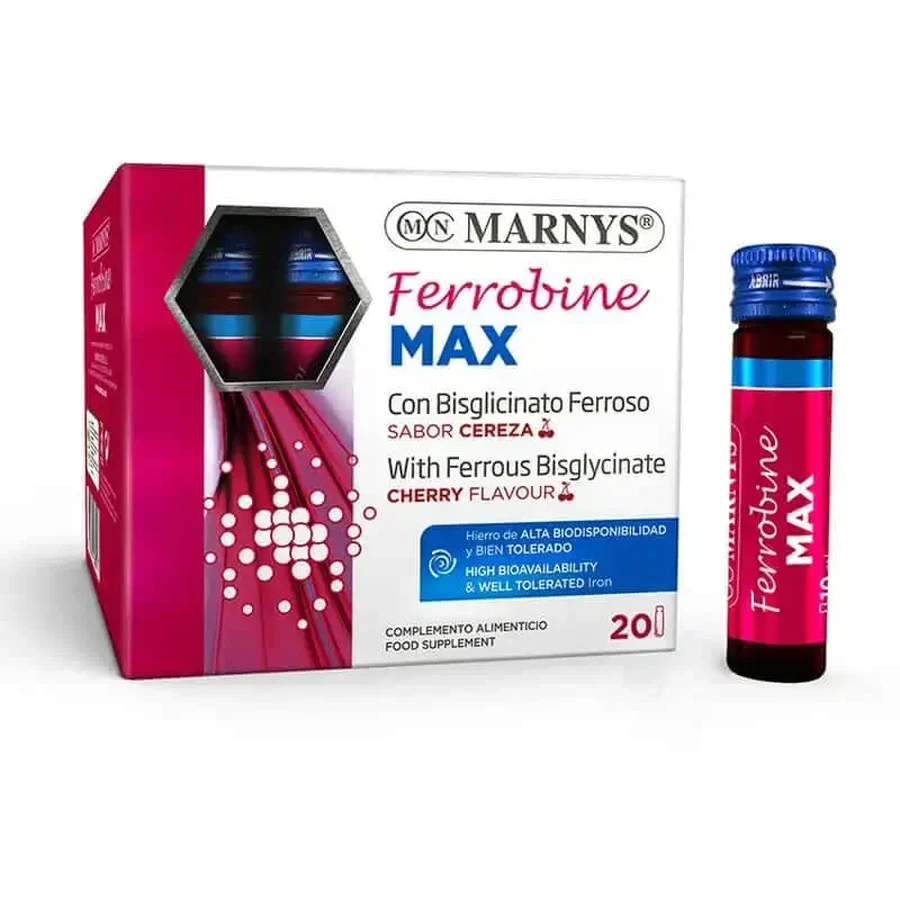 Marnys Ferrobine Max, 20 флаконів по 10 мл: ціни та характеристики