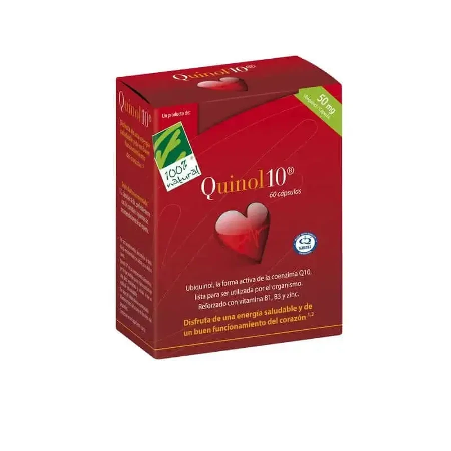 100%Natura Quinol10 50 мг, 60 капсул: цены и характеристики