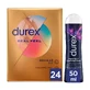 Презервативи Durex Real Feel 24 шт + лубрикант Perfect Connection 50 мл