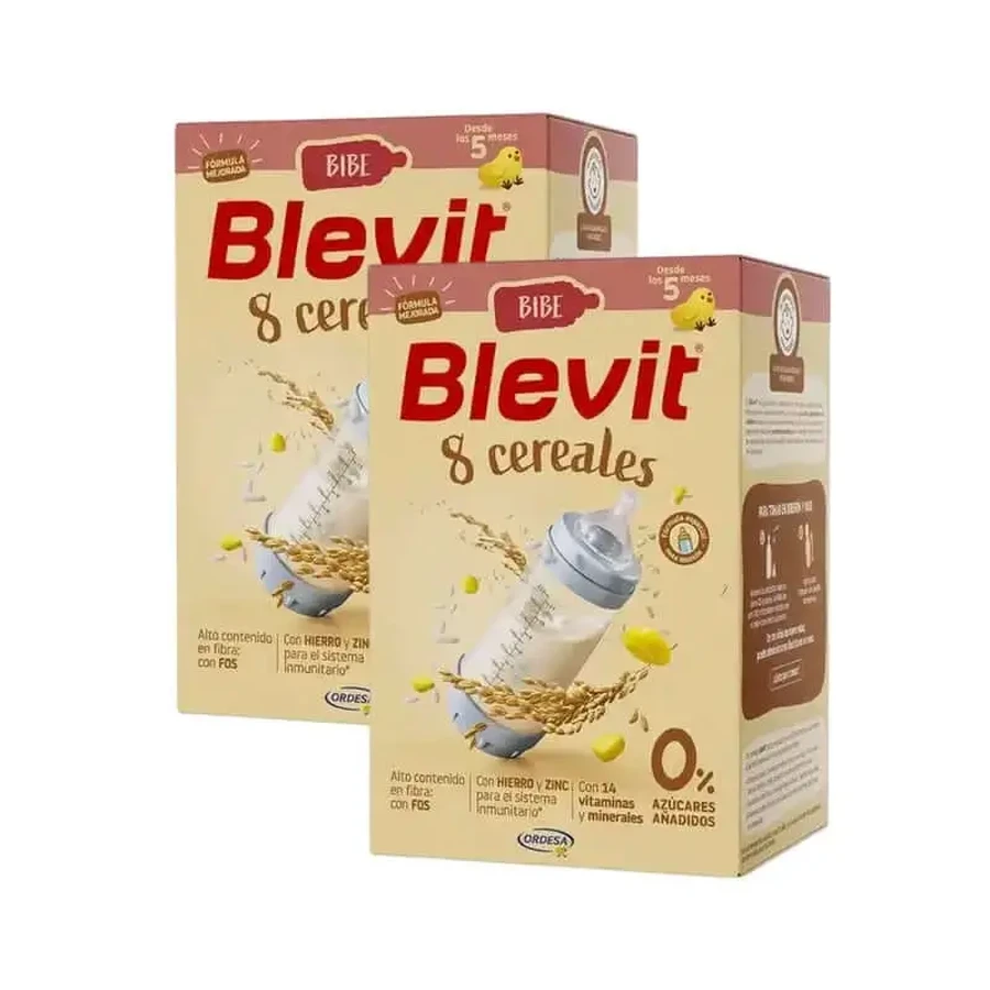 Blevit Готовое питание для младенцев 8 злаков, 2X500 гр.: цены и характеристики