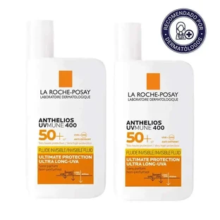 La Roche-Posay Anthelios UVMune 400 Invisible Fluid SPF50+, Duplo 2x50 мл