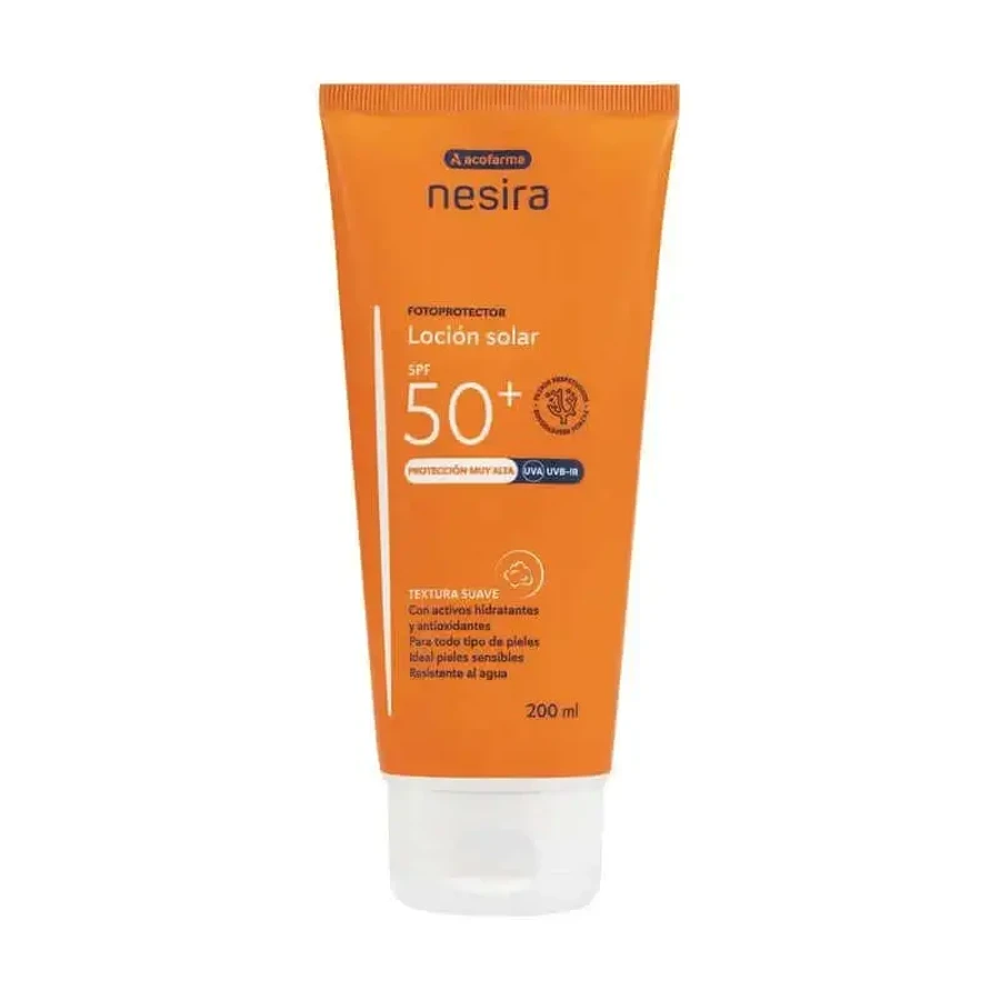 Сонцезахисний лосьйон Nesira Spf50+, 200 мл: ціни та характеристики
