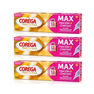 Крем для фіксації зубних протезів Corega Triplo Max Fixation + Comfort, 3 х 40 г
