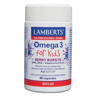 Lamberts Омега 3 для дітей, 60 капсул