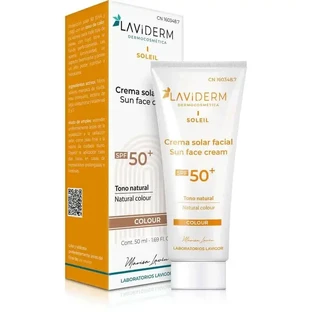 Крем для обличчя Lavigor Laviderm Крем для обличчя від засмаги Spf 50+ Colour (Soleil), 50 мл