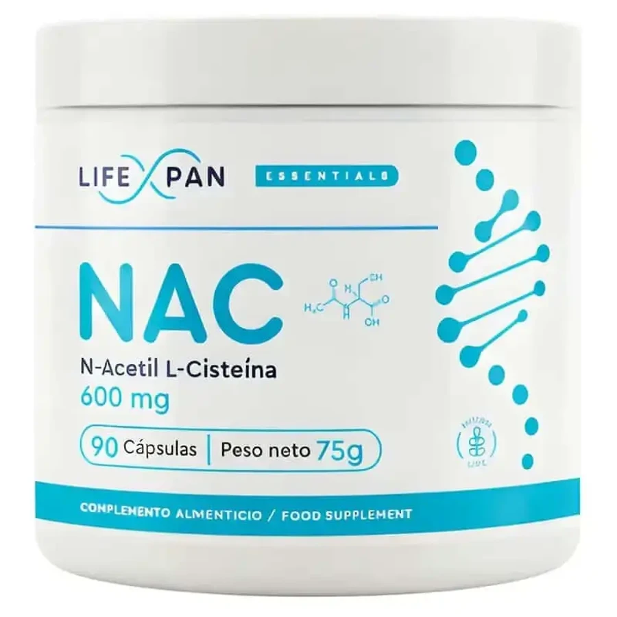 Lifexpan Nac 600 мг N-ацетилцистеїну, 90 капсул: ціни та характеристики
