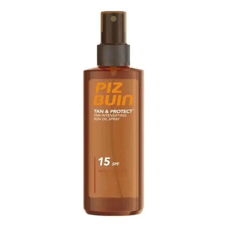 Piz Buin Tan & Protect Tanning Accelerator Spray Oil SPF15, 150 мл: цены и характеристики