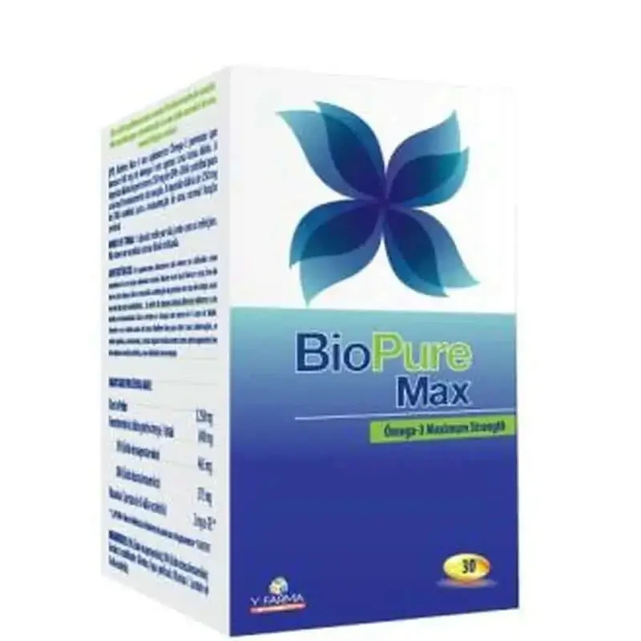 Yfarma Bio Pure Max Omega 3 30Cap: цены и характеристики