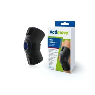 Наколінник Actimove з відкритою колінною чашечкою, чорний, універсальний розмір