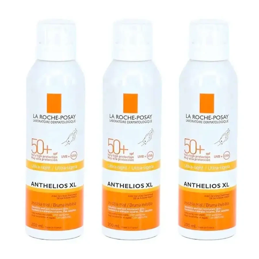 La Roche Posay Triplo Anthelios Xl Invisible Mist Spf 50+, 3 x 200 мл: ціни та характеристики