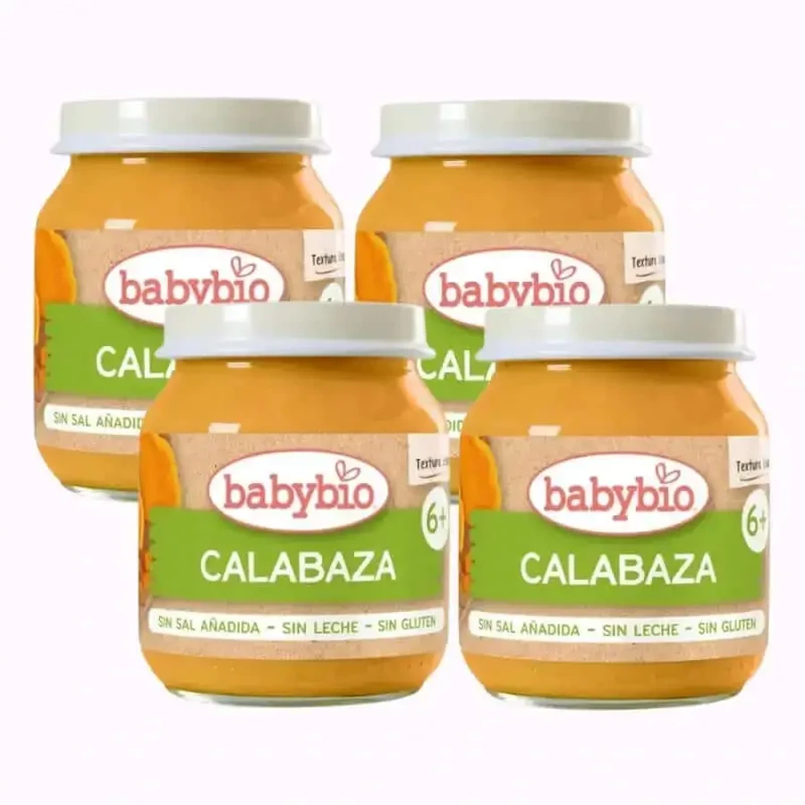 Babybio Тыква в баночке, упаковка 4 х 130 грамм: цены и характеристики