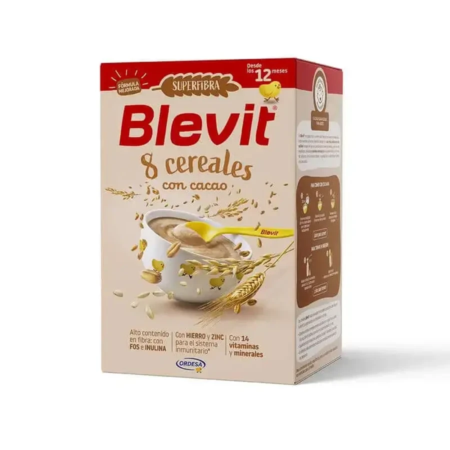 Blevit Детское питание Суперфибра 8 цер. и какао, 500 гр: цены и характеристики