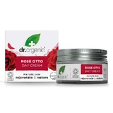Денний крем для зрілої шкіри обличчя Dr.Organic Rosa Damascena, 50 мл