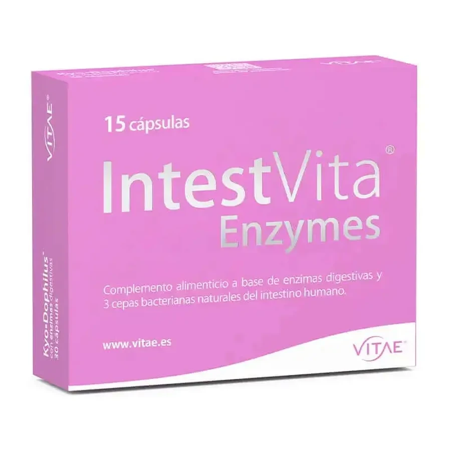 VITAE IntestVita Энзимы, 15 капсул: цены и характеристики