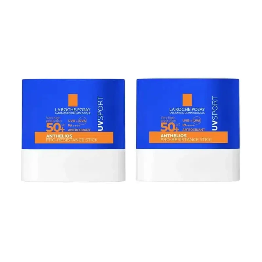 La Roche Posay Anthelios Uvsport Pro-Resistance Stick Spf50+, 2X10 мл, La Roche Posay Anthelios Uvsport Pro-Resistance Stick Spf50+, 2X10 мл: ціни та характеристики