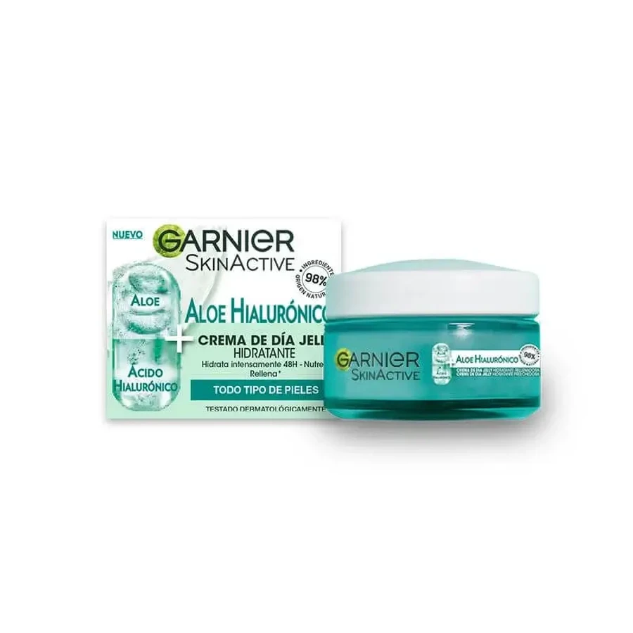 Garnier Алое Гіалуроновий Денний Крем з Алое Вера + Гіалуронова Кислота. Інтенсивно зволожує 48 годин - Живить - Відновлює: ціни та характеристики