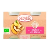 Babybio Яблоко-банан, 130 гр