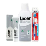Lacer Pack Blanc (ополіскувач для порожнини рота + зубна паста + зубна щітка)