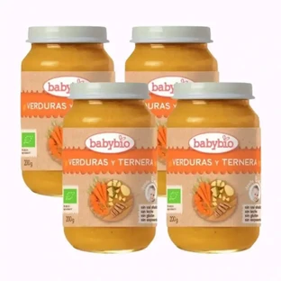 Babybio Menu Tradition Говядина, упаковка 4 х 200 грамм