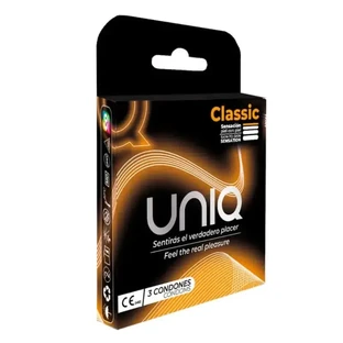 Презервативы Uniq Classic без латекса, 3 шт.