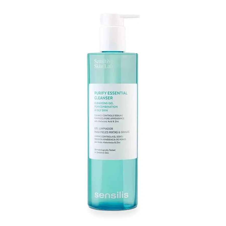 Sensilis Purify Essential Cleanser Очищуючий гель для жирної та комбінованої шкіри 400 мл: ціни та характеристики