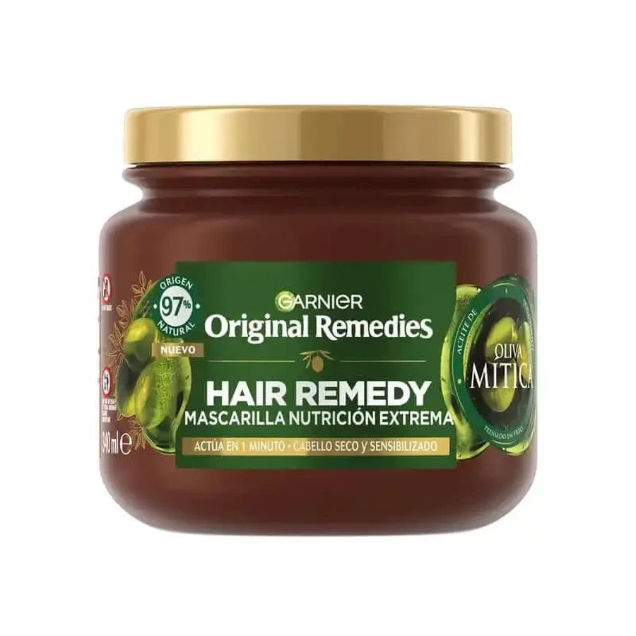 Garnier Original Remedies Экстремальная питательная маска для волос с оливковым маслом, 340 мл: цены и характеристики