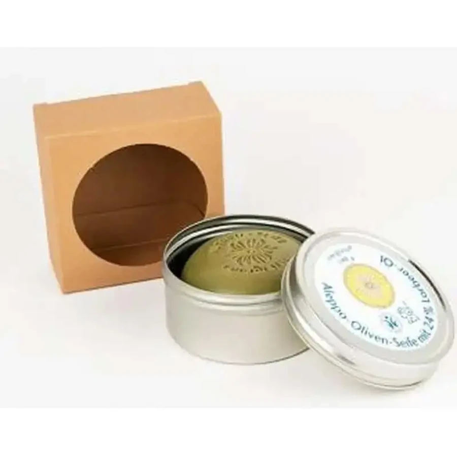 Кускове мило Savon Du Midi Aleppo 24%+лавр+металева коробка: ціни та характеристики
