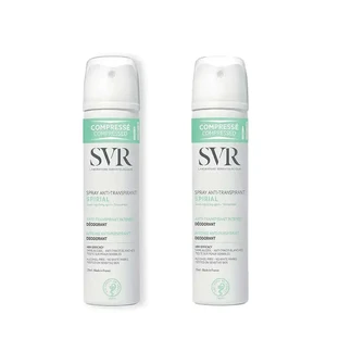 SVR Spirial Антиперспирант-дезодорант для чувствительной кожи, спрей, 2х75 мл
