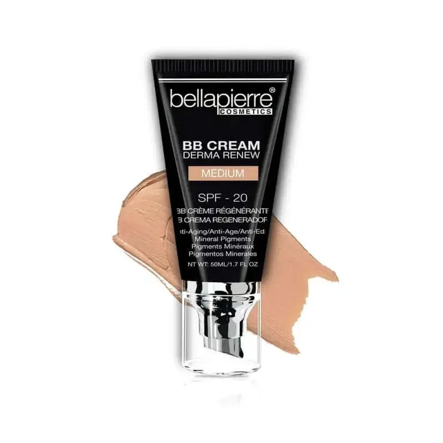 Bellapierre Cosmetics Крем для макіяжу Derma Renew Bb - середній, 50 мл: ціни та характеристики