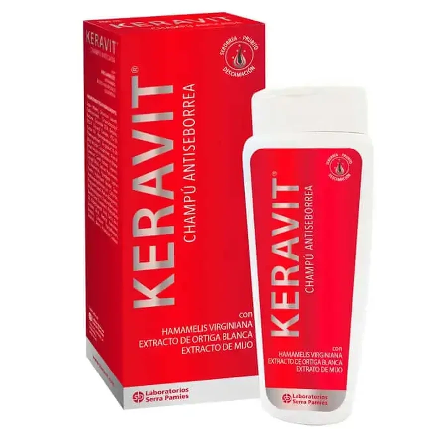 Шампунь против себореи Keravit, 200 мл: цены и характеристики