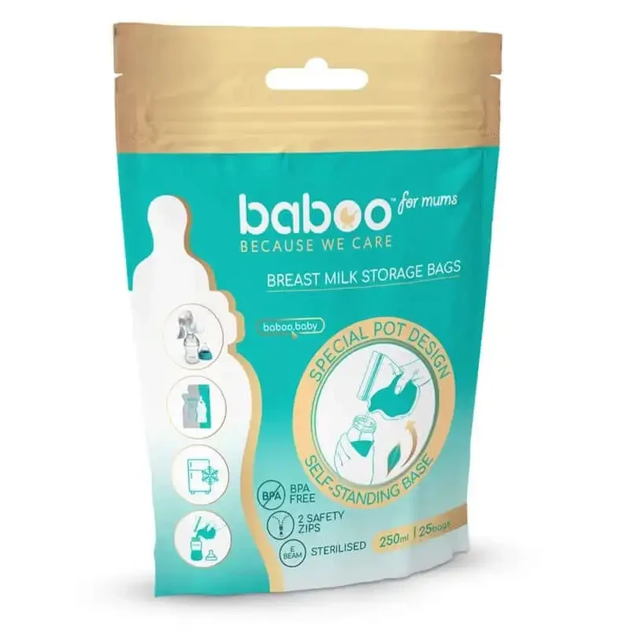 Пакеты для хранения грудного молока Baboo: цены и характеристики